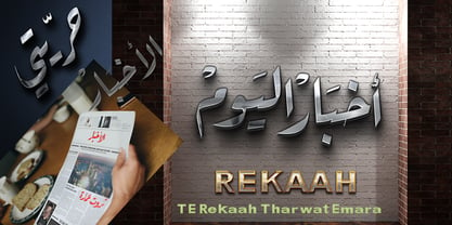TE Rekaah Font Poster 3