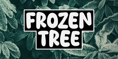 Frozen Tree Font Poster 1
