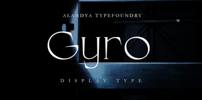 Gyro Font Poster 1