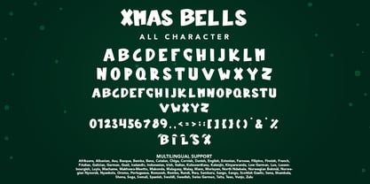 Xmas Bells Font Poster 8