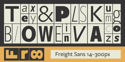 Freight Sans Pro Police Poster 1