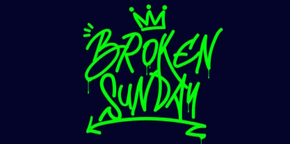 Broken Sunday Fuente Póster 1
