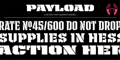 Payload Font Poster 1