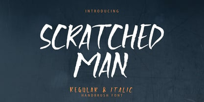 Scratchedman Font Poster 1