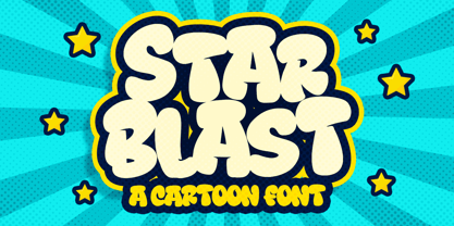 Star Blast Font Poster 1