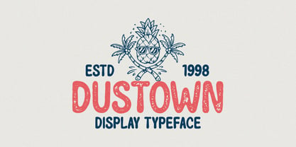 Dustown Font Poster 1