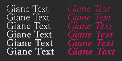 Giane Font Poster 7