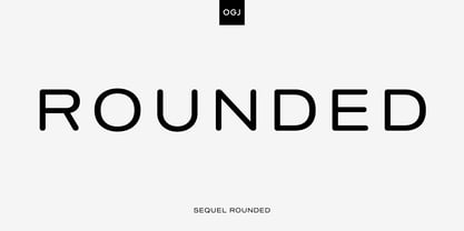 Sequel Rounded Font Poster 1