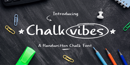 Chalkvibes Font Poster 1