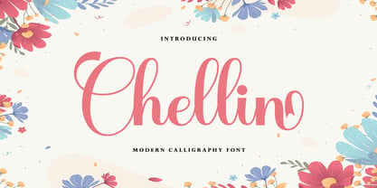 Chellin Font Poster 1