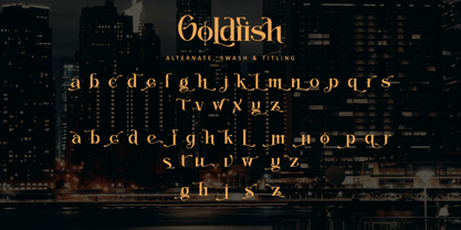 Goldfish Font Poster 10