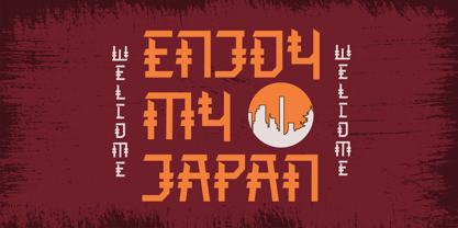 Tadashi Faux Font Poster 2