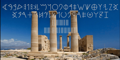 Ongunkan Phoenician Font Poster 2