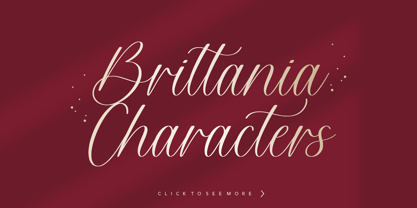 Brittania Font Poster 8