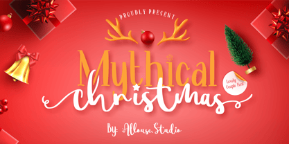 Mythical Christmas Font Poster 1