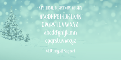 Mythical Christmas Font Poster 9