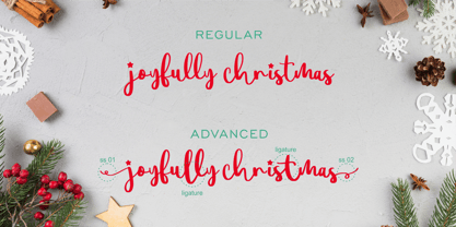 Mythical Christmas Font Poster 10
