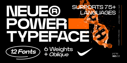 Neue Power Font Poster 1