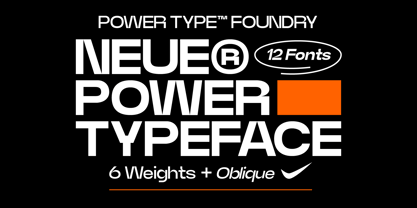 Neue Power Font Poster 9