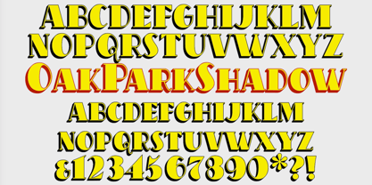 OakPark Font Poster 6