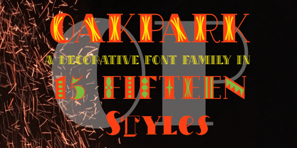 OakPark Font Poster 1