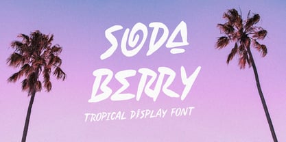 Soda Berry Font Poster 1