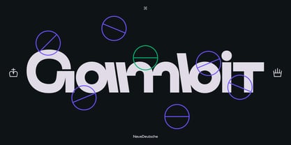 ND Gambit Font Poster 1