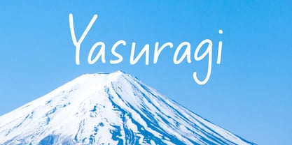 Yasuragi Font Poster 1