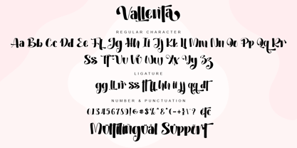 Vallenta Font Poster 7