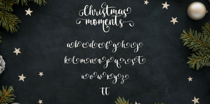 Christmas Moments Font Poster 11
