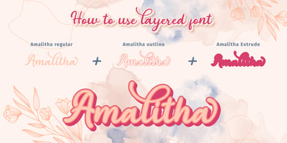 Amalitha Font Poster 7