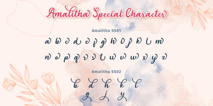 Amalitha Font Poster 6