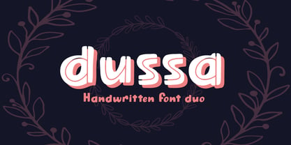 Dussa Font Poster 1