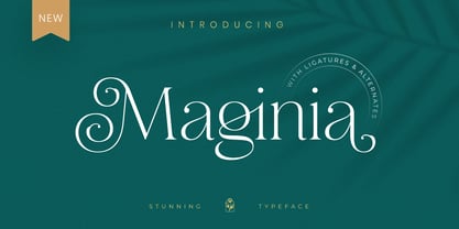 Maginia Font Poster 1