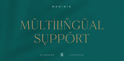 Maginia Font Poster 7