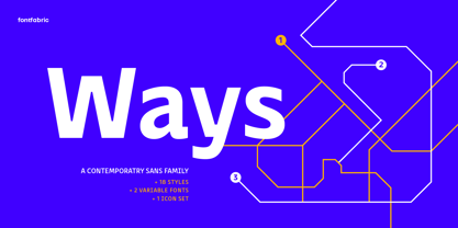 Ways Font Poster 1