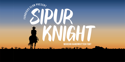Sipur Knight Font Poster 1