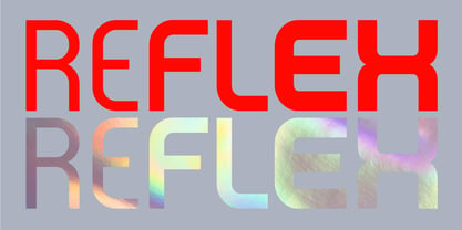 Reflex Font Poster 1
