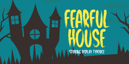 Fearful House Font Poster 1