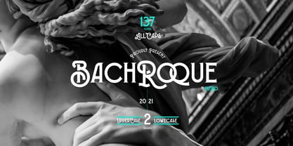 Bachroque Font Poster 1