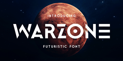 Warzone Font Poster 12