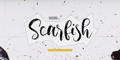 Scarfish Font Poster 1