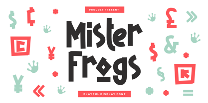 Mister Frogs Font Poster 1