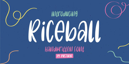 Riceball Font Poster 1