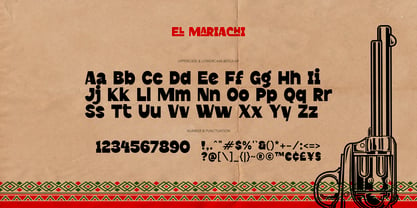 El Mariachi Font Poster 6