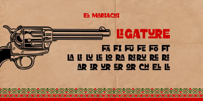 El Mariachi Font Poster 7