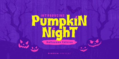 Pumpkin Night Font Poster 1