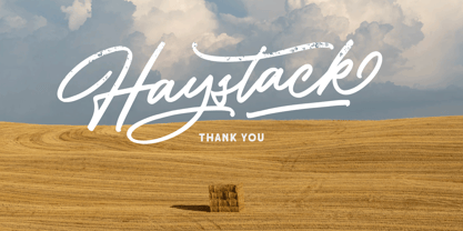 Haystack Font Poster 10