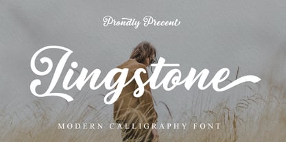 Lingstone Font Poster 1