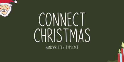 Connect Christmas Font Poster 1